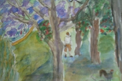 En tur i parken i Aroyo de la Miel,